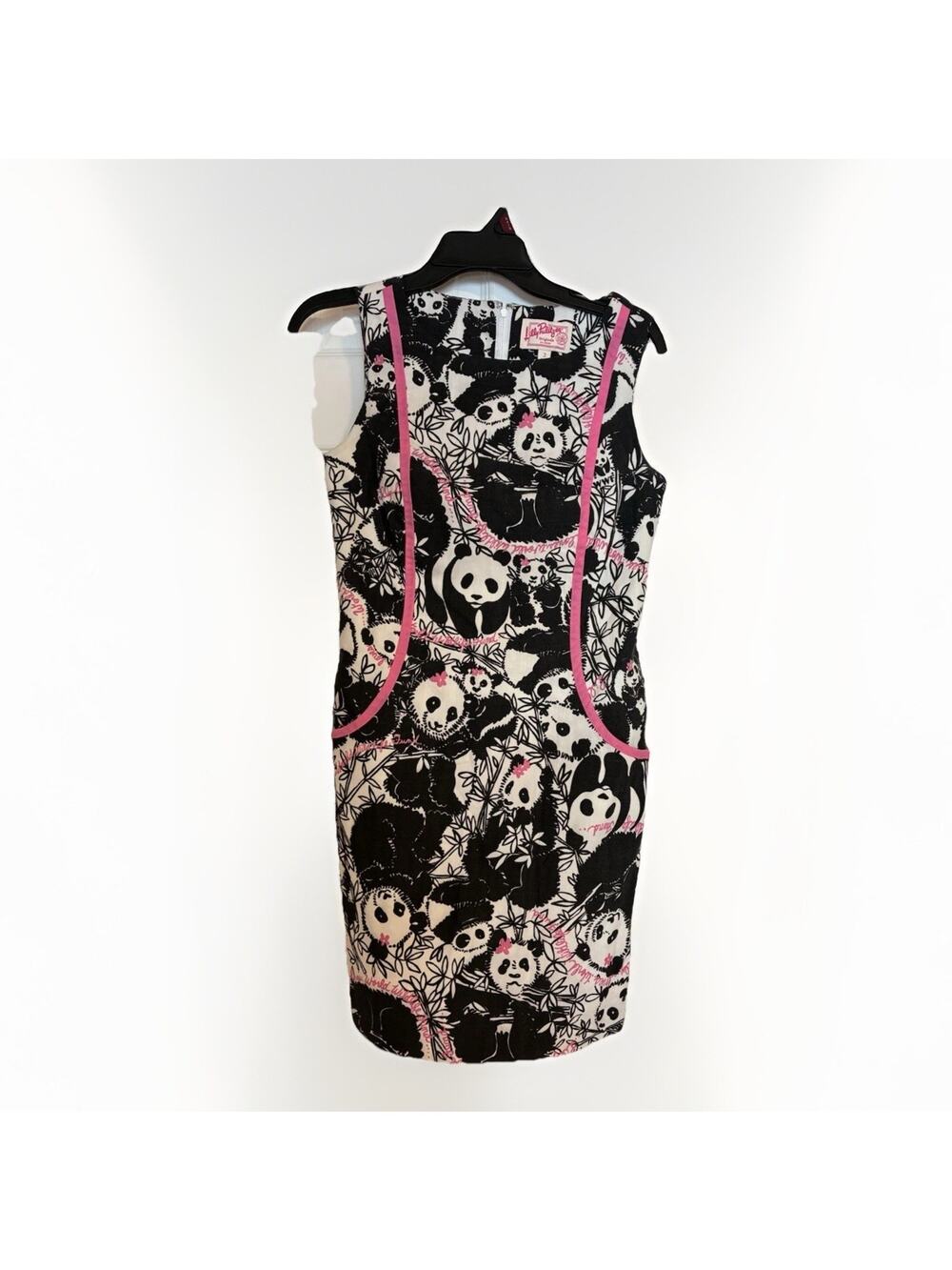 Lilly Pulitzer Originals 2 Pandamonium WORTH SHIFT DRESS WWF Panda Black White